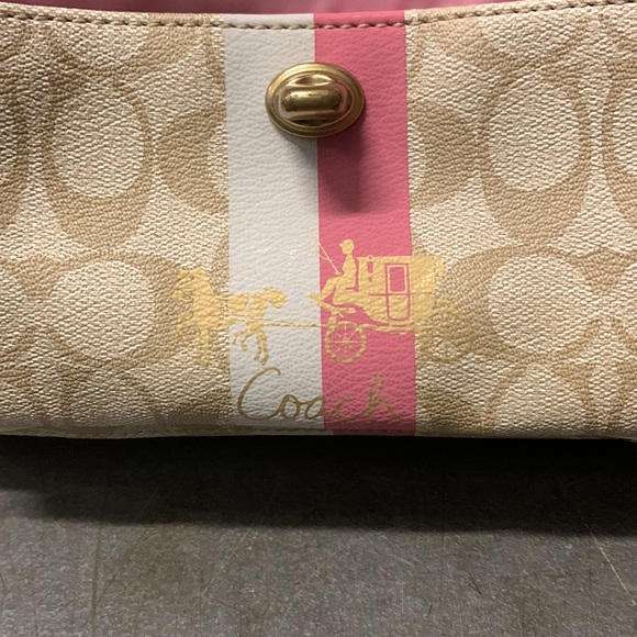 *RARE* Coach Heritage Stripe Satchel - Picture 11 of 11